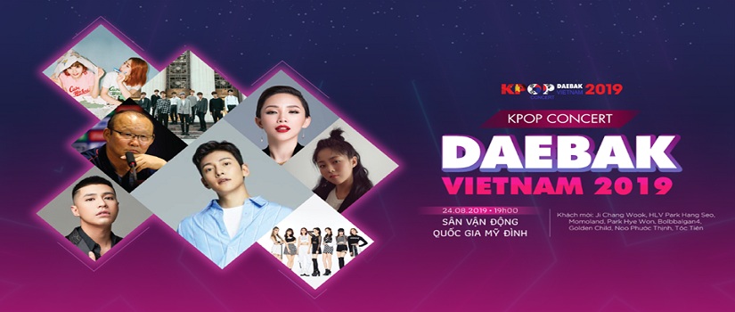 Đêm nhạc Kpop Concert “Daebak Vietnam 2019”
