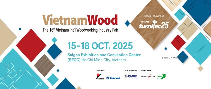 VIETNAMWOOD – Triển lãm quốc tế ngành công nghiệp chế biến gỗ