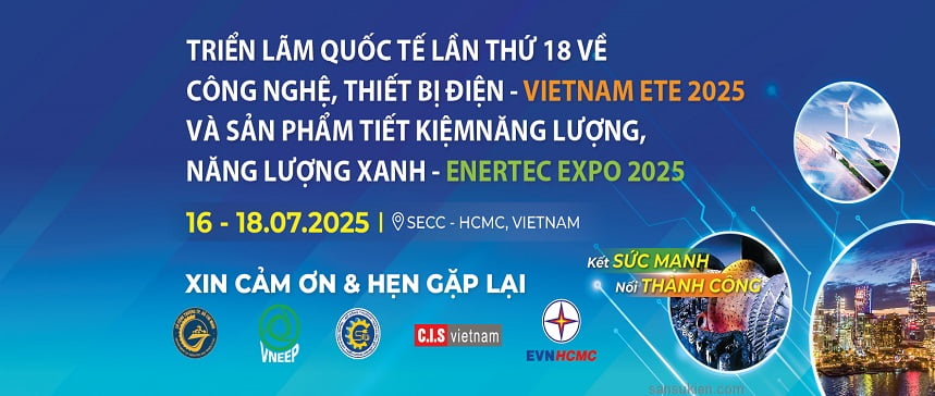 VIETNAM ETE 2025 – Triễn lãm Quốc tế về Công nghệ & Thiết bị điện