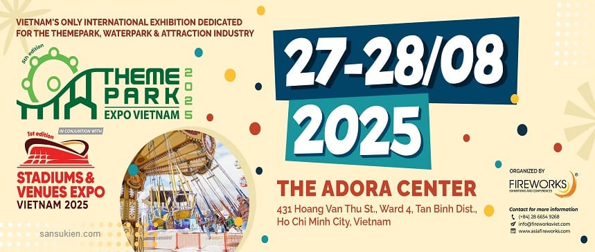 THEME PARK EXPO VIETNAM 2025 – Triển lãm Ngành Vui chơi Giải trí