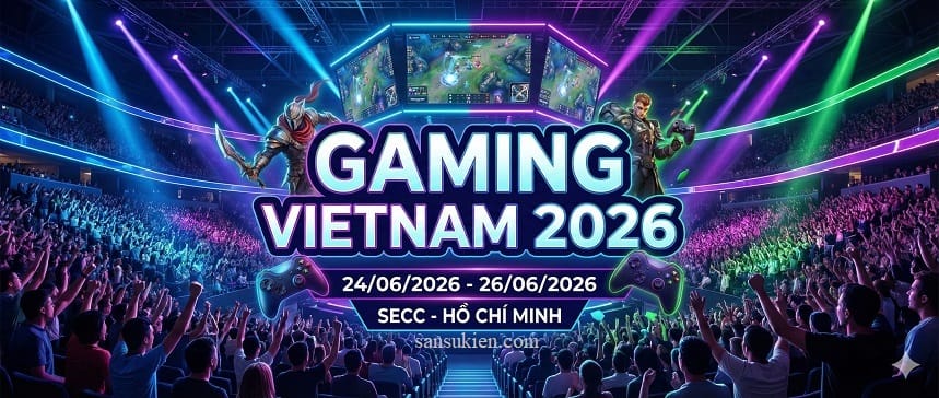 GAMING VIETNAM 2026 – Triển lãm quốc tế về game và trò chơi điện tử