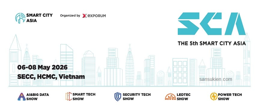 SMART CITY ASIA 2026 – Triển lãm Quốc tế về Thành phố thông minh tại Việt Nam