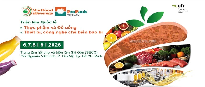 VIETFOOD & BEVERAGE & PROPACK HCM 2026 – Triển lãm Quốc tế Thực phẩm và Đồ uống tại TP. HCM